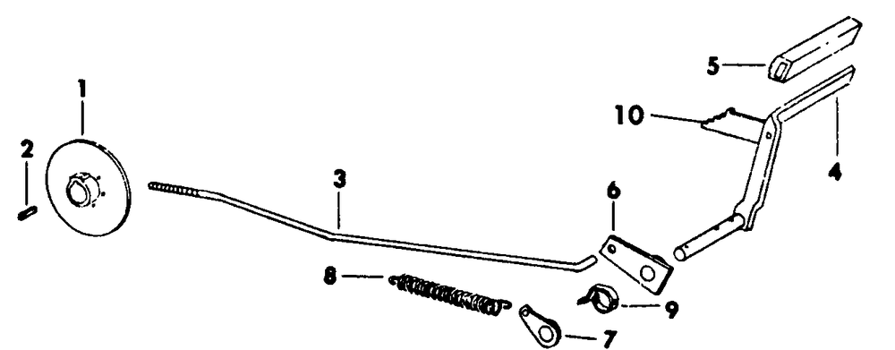 Brakes And Connections Diagram and Parts List for 382 383-0350028U-0350029U-0350032U-0350033U-0350036U-0350037U-132100-132399-132383100-133100-133399-133383100-134100-134399-134383100 Cub Cadet Lawn Tractor